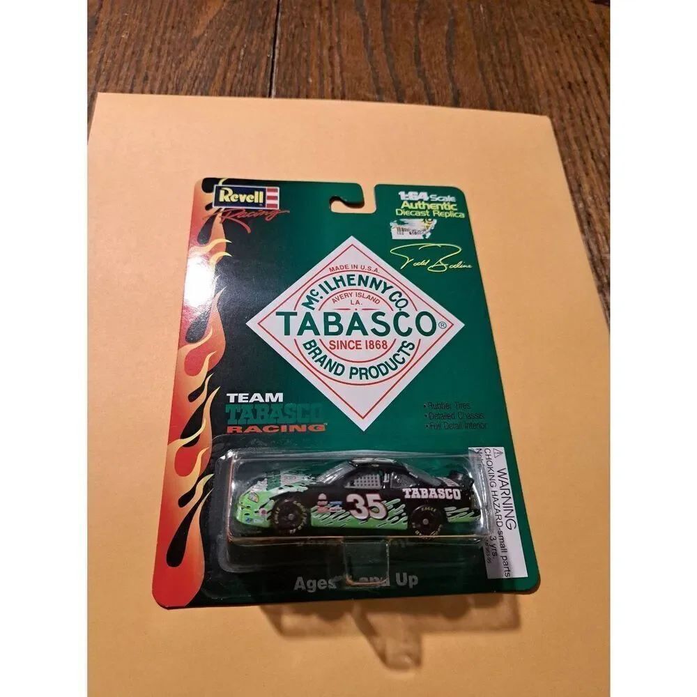 Vintage 1998 Revell 1:64 Todd Bodine #35 Tabasco NASCAR Diecast Race Car NIB